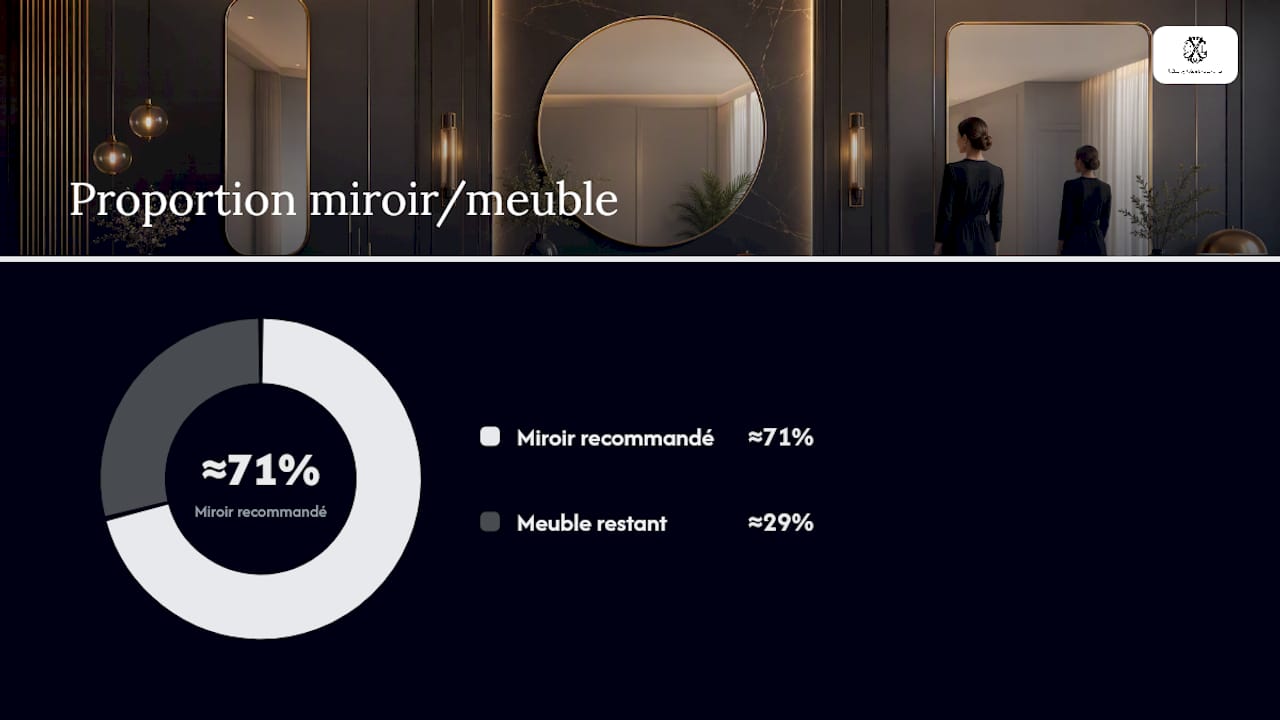 Conseils pour choisir la taille et l’emplacement des miroirs dans un intérieur haut de gamme