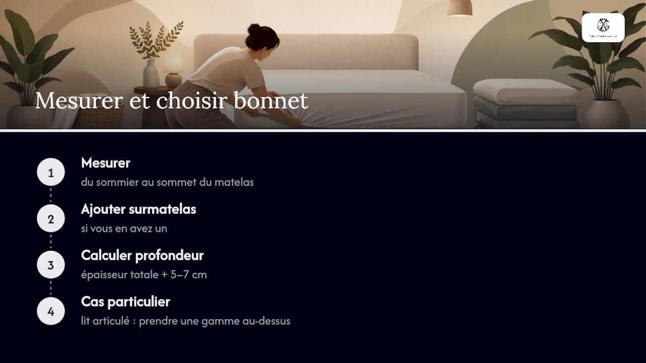 Formule pour déterminer la profondeur du bonnet