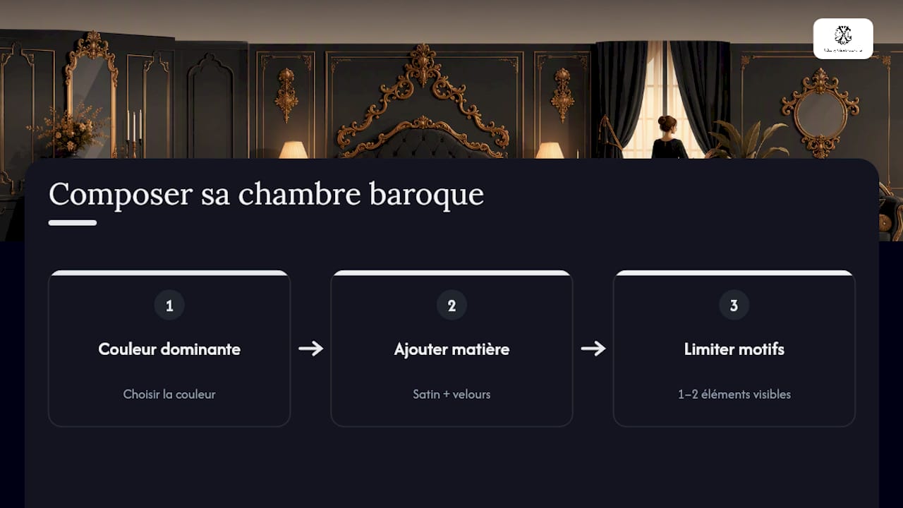 Trois étapes pour créer une décoration baroque