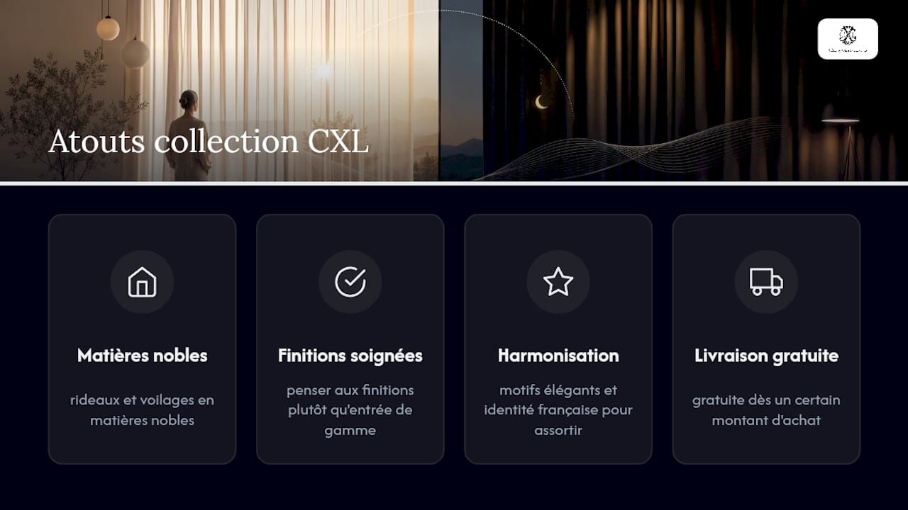 La collection rideaux CXL by Christian Lacroix pour votre projet duo — overview diagram