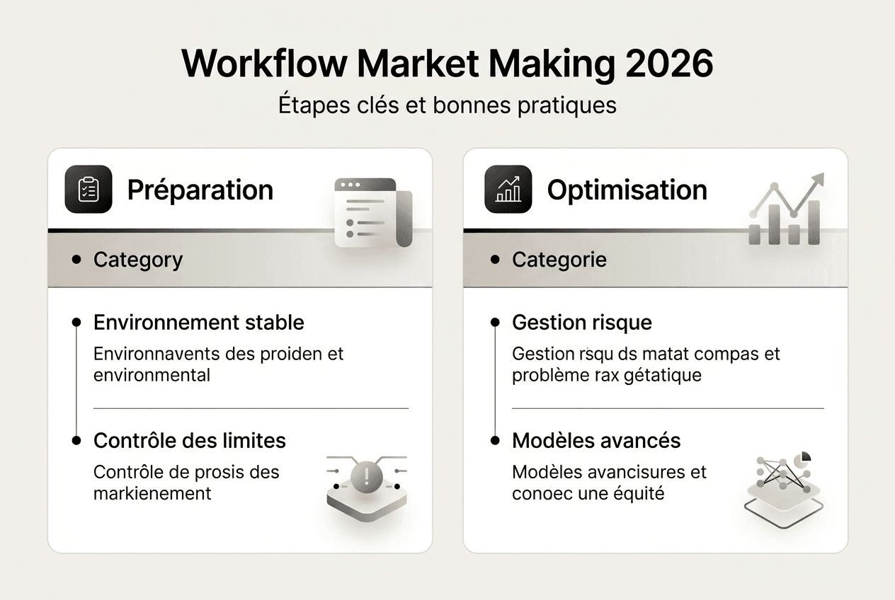 Schéma explicatif du fonctionnement automatisé du market making