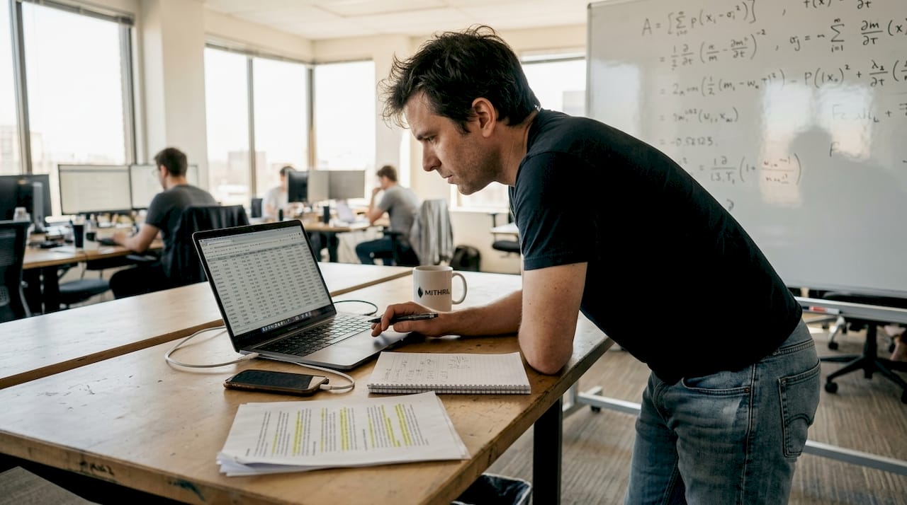 Analyst monitoring DEX trading latency and fees