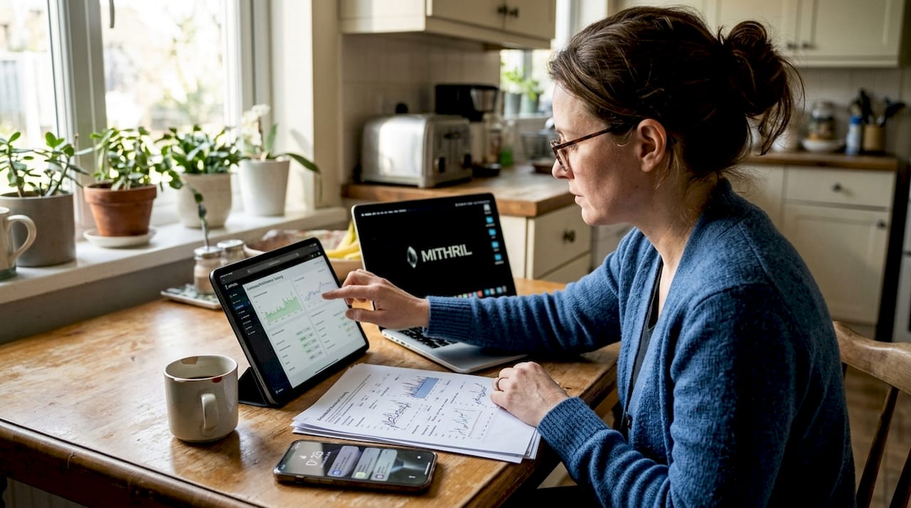 Configuring automated trading dashboard at home