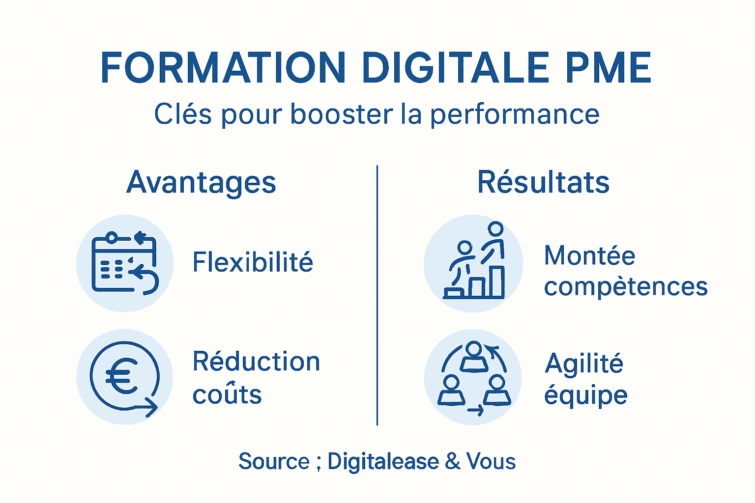 Infographie : pourquoi la formation digitale est un atout pour les PME