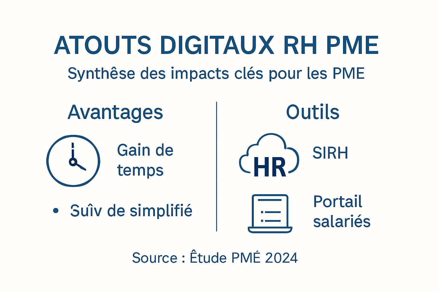 Infographie : quels sont les effets de la digitalisation des ressources humaines ?