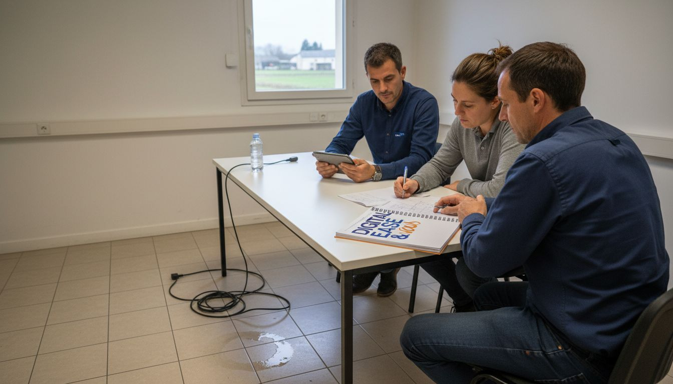 Stratégie de digitalisation : atout clé pour les PME 2 Les membres d’une PME échangent autour de la transition numérique