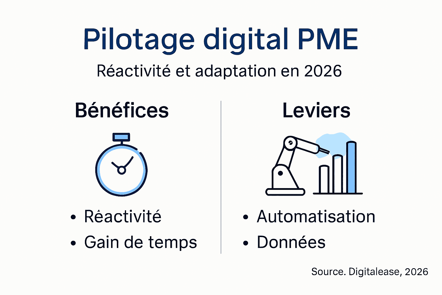 Infographie : pourquoi la digitalisation du pilotage est un atout pour les PME