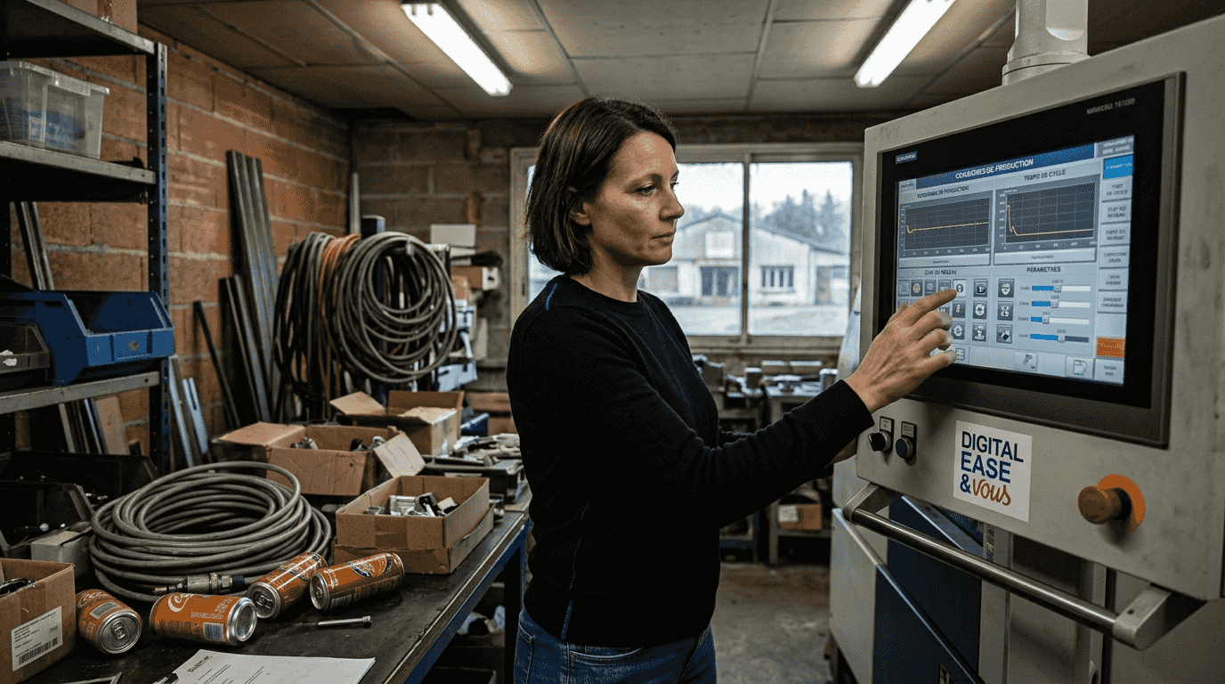 Transformation numérique PME 2026 : guide complet et actions 1 Automaticienne en PME spécialisée dans l’intégration de machines intelligentes