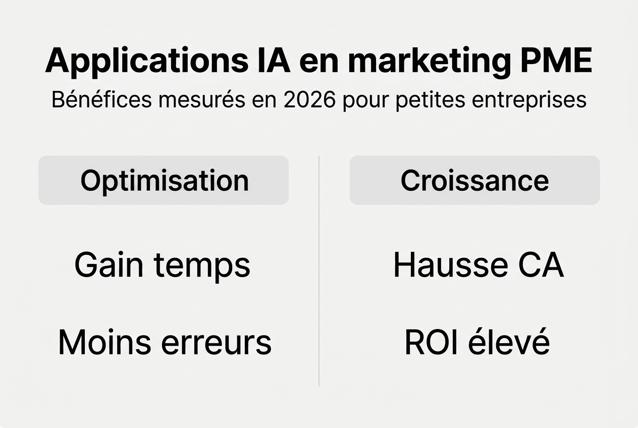 Marketing digital et IA : guide pratique pour PME en 2026 2 Panorama des applications de l’IA dans le marketing pour les PME