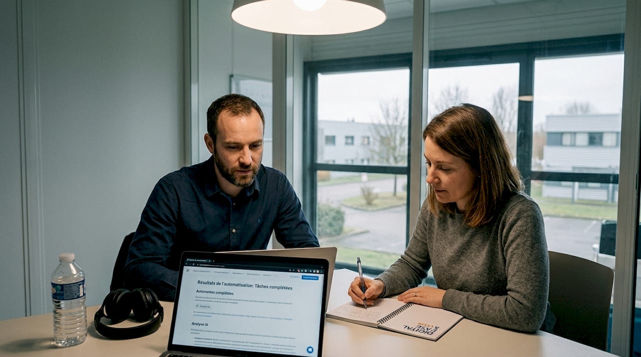 Une équipe de PME qui profite des outils d’intelligence artificielle au quotidien