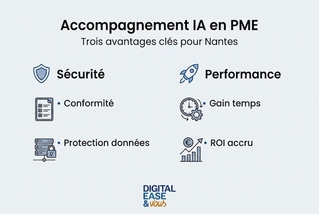 Les essentiels de l’IA pour les PME nantaises en un coup d’œil