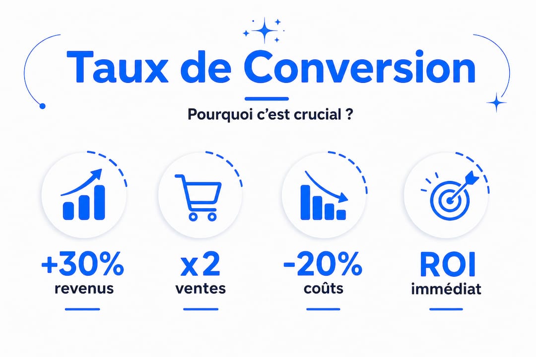 Analyse du taux de conversion et présentation des avantages principaux