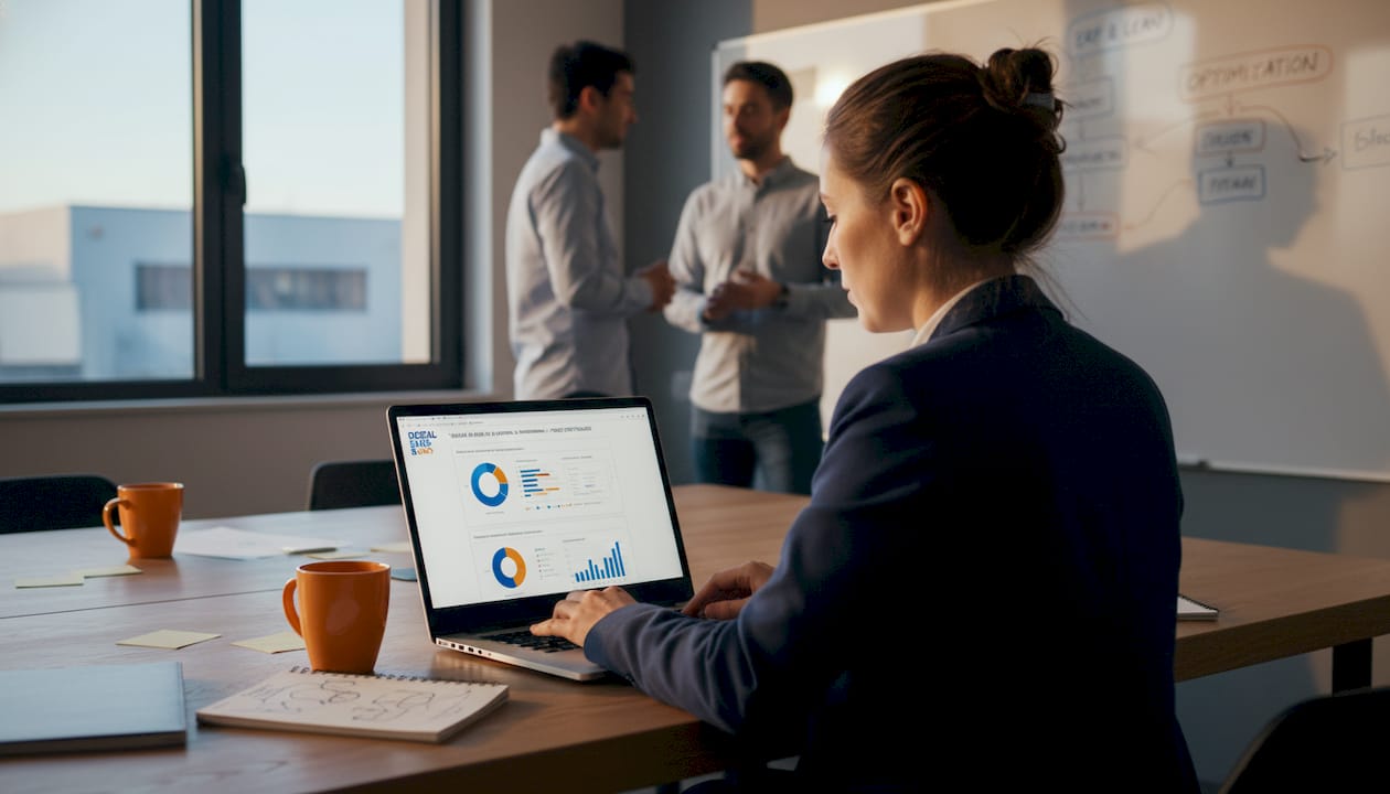 Les équipes se penchent sur l’analyse du tableau de bord ERP et Lean pour optimiser leurs processus.