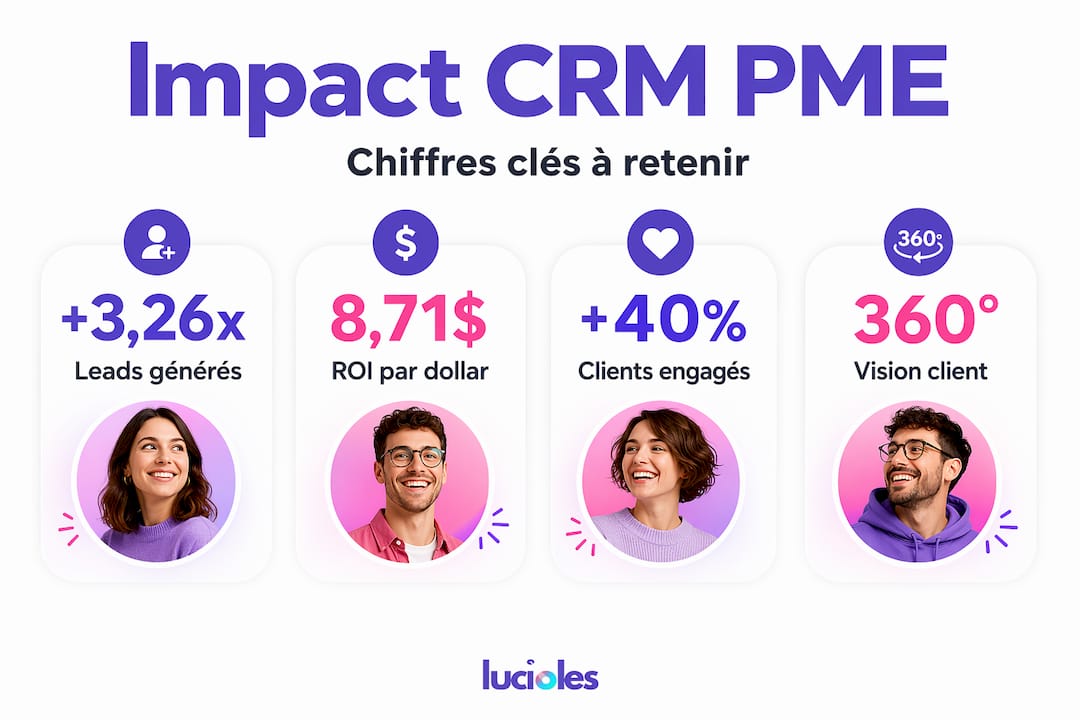 Maîtriser le CRM pour booster votre stratégie marketing PME 1 Infographie chiffrée : l’impact du CRM sur la stratégie marketing des PME