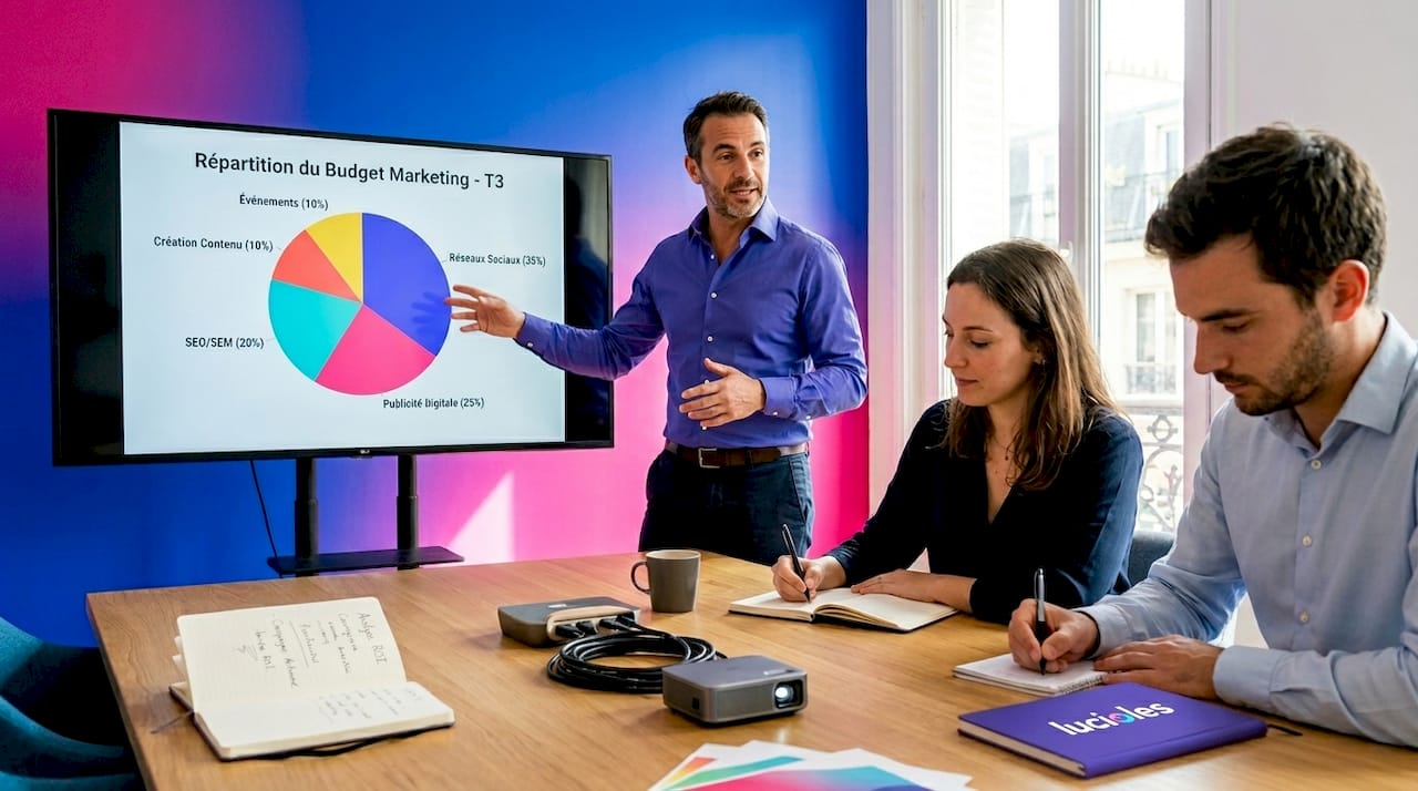 Identifier opportunités marché digital : guide 2026 1 Présentation des différentes typologies de clients illustrées par un graphique en camembert lors de notre réunion.