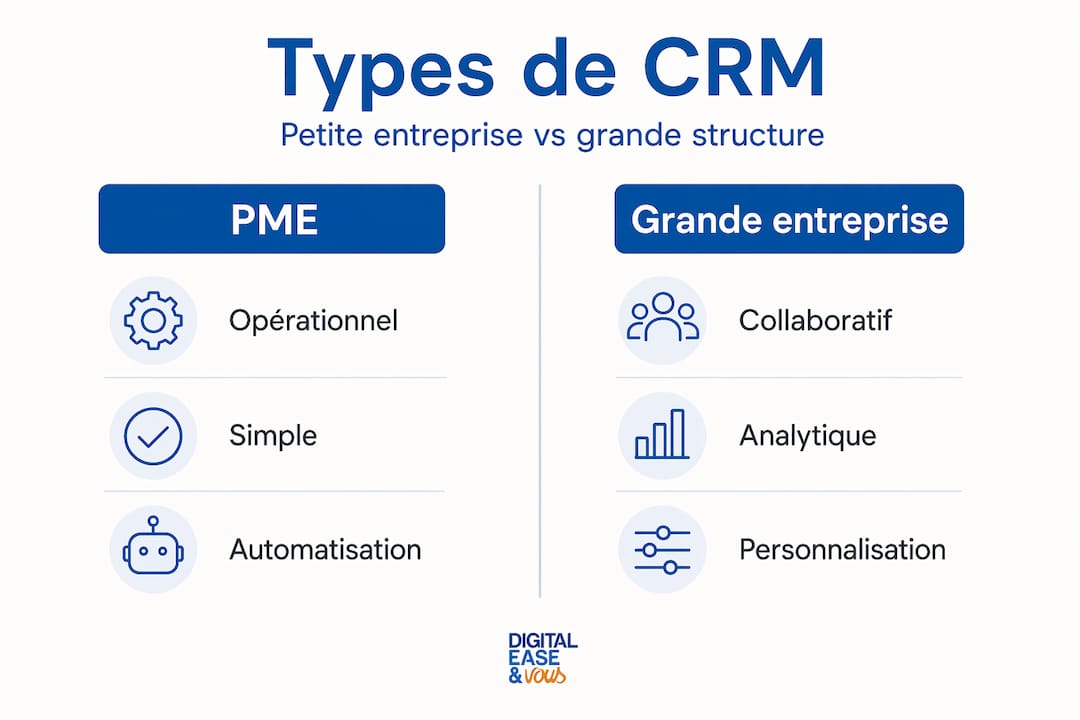 Infographie : quel CRM choisir pour les PME et les grandes entreprises ?