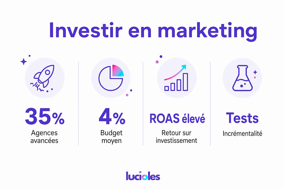 Pourquoi investir en marketing digital en 2026 1 Panorama des chiffres incontournables sur l'investissement numérique en infographie