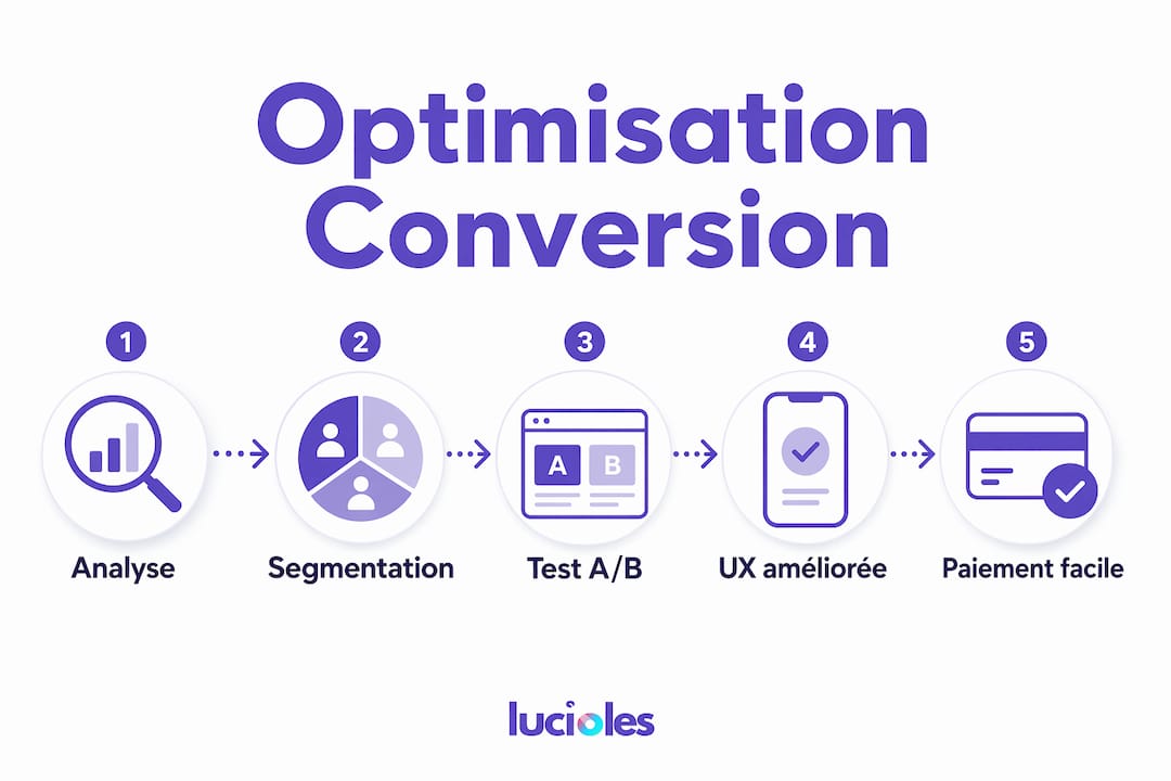 Infographie : les clés pour booster votre taux de conversion