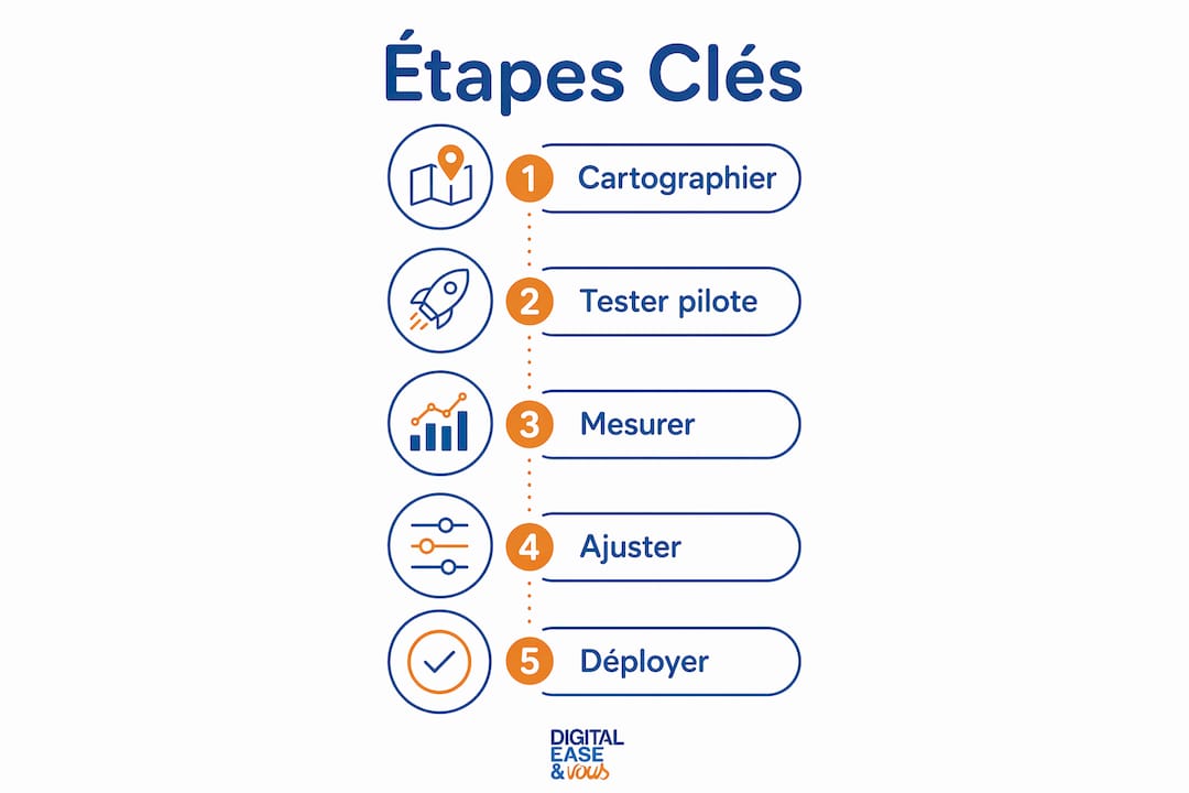 Pourquoi optimiser son organisation interne en 2026 2 Infographie : les grandes étapes de la restructuration de l’équipe prévue pour 2026