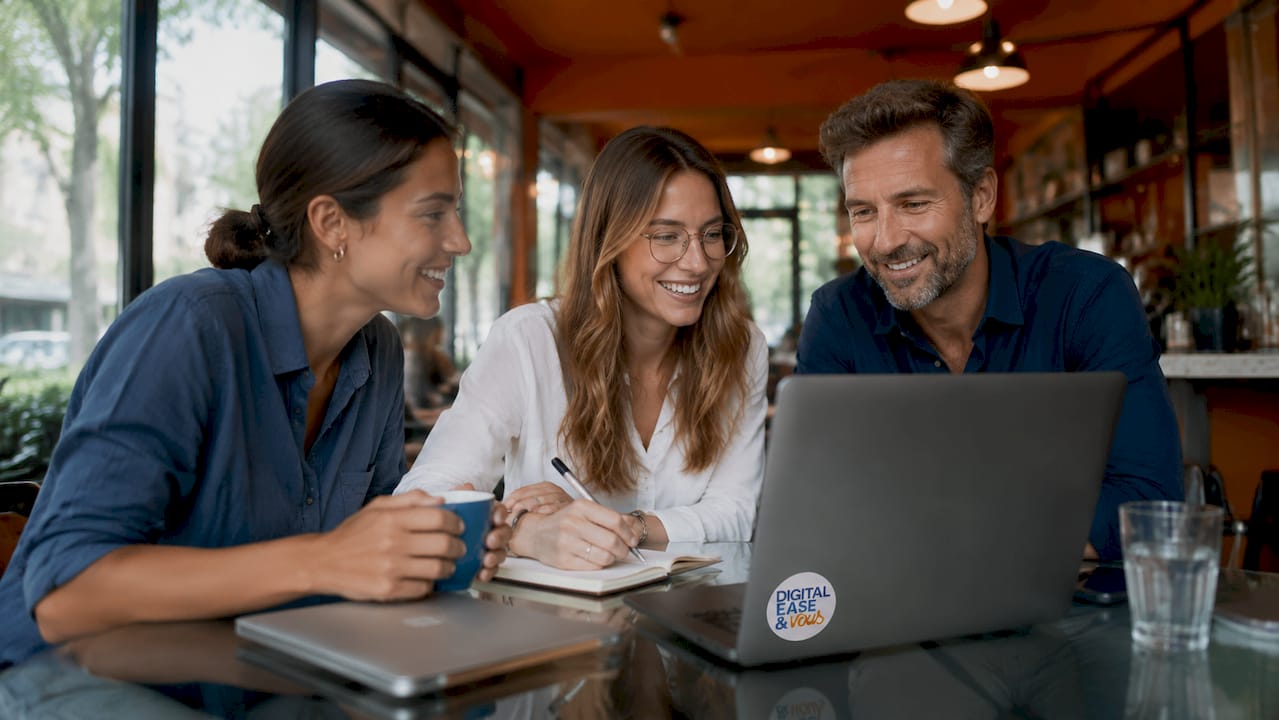 Qu'est-ce que la business intelligence pour une PME ? 1 Des collaborateurs d’une PME échangent autour d’un projet de business intelligence lors d’une réunion de travail.