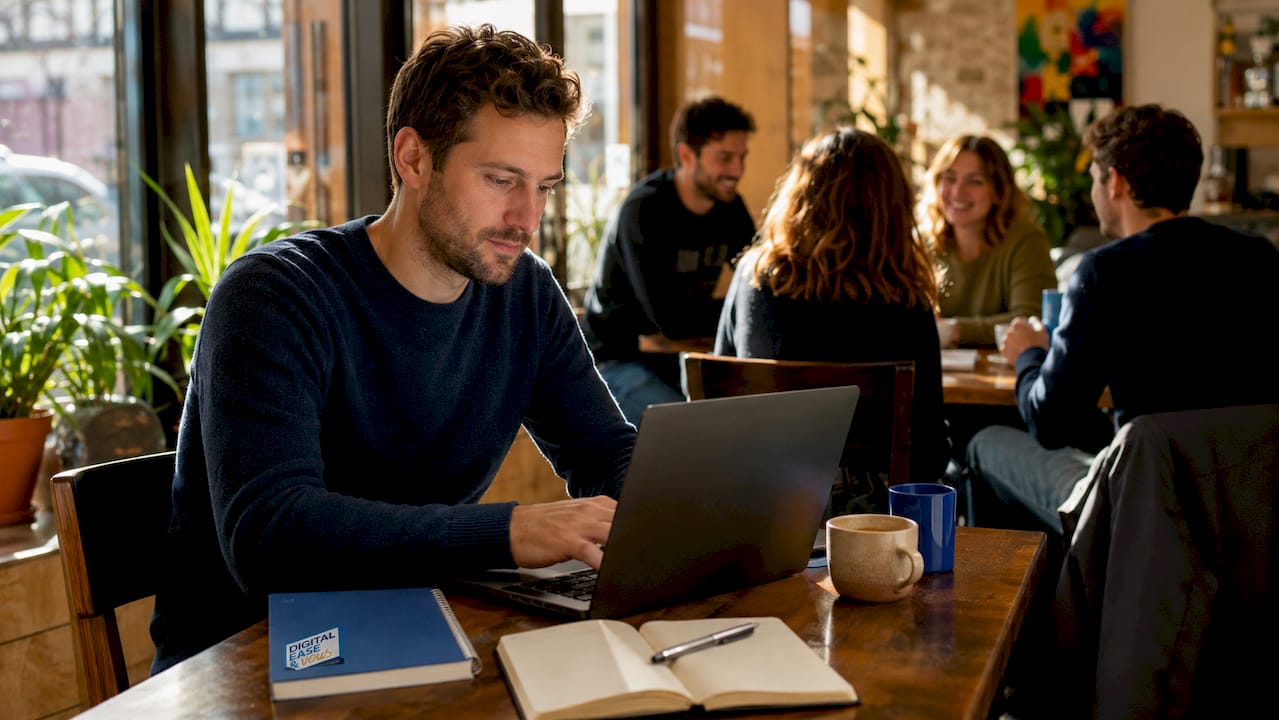 Jeune entrepreneur engagé dans la transformation numérique et l'automatisation des PME.