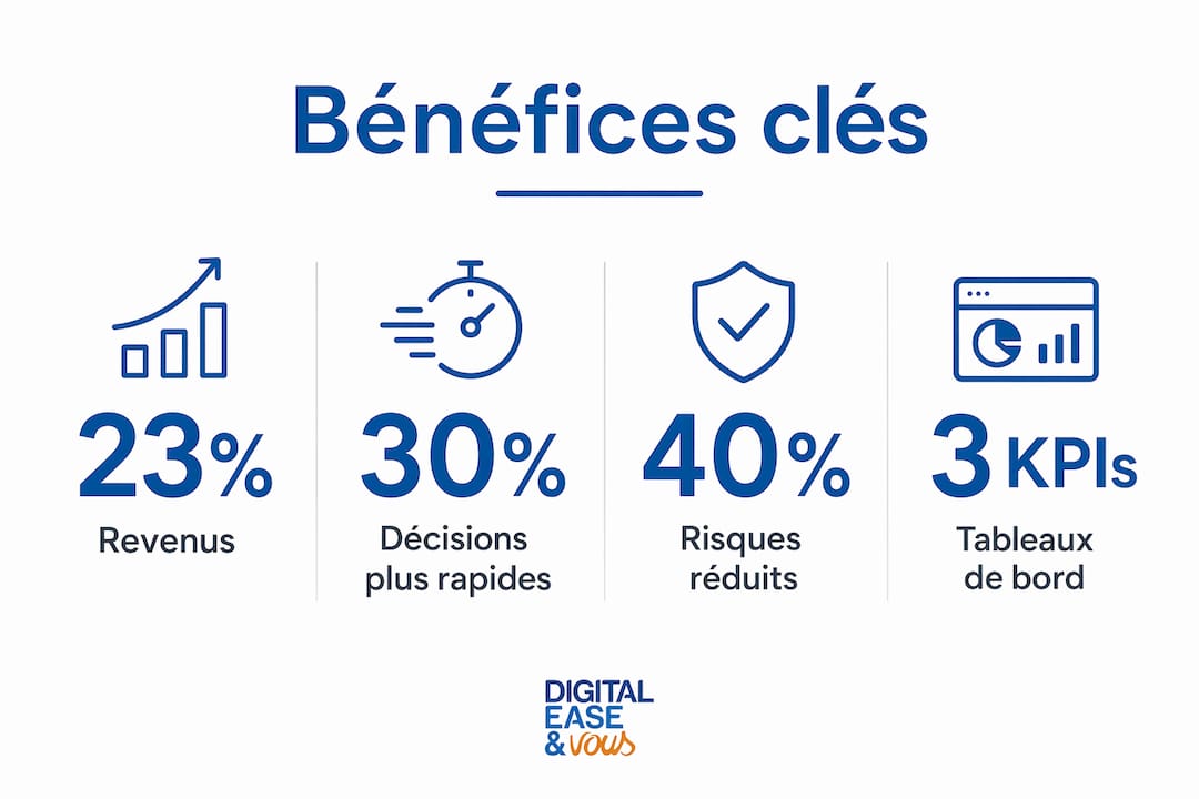 Découvrez en image les avantages que l’analyse de données peut offrir aux petites et moyennes entreprises.