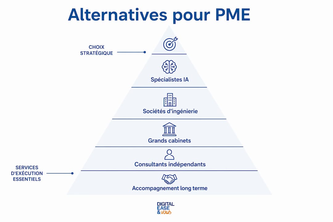 Panorama visuel des solutions alternatives à meja-conseil.com pour les petites et moyennes entreprises