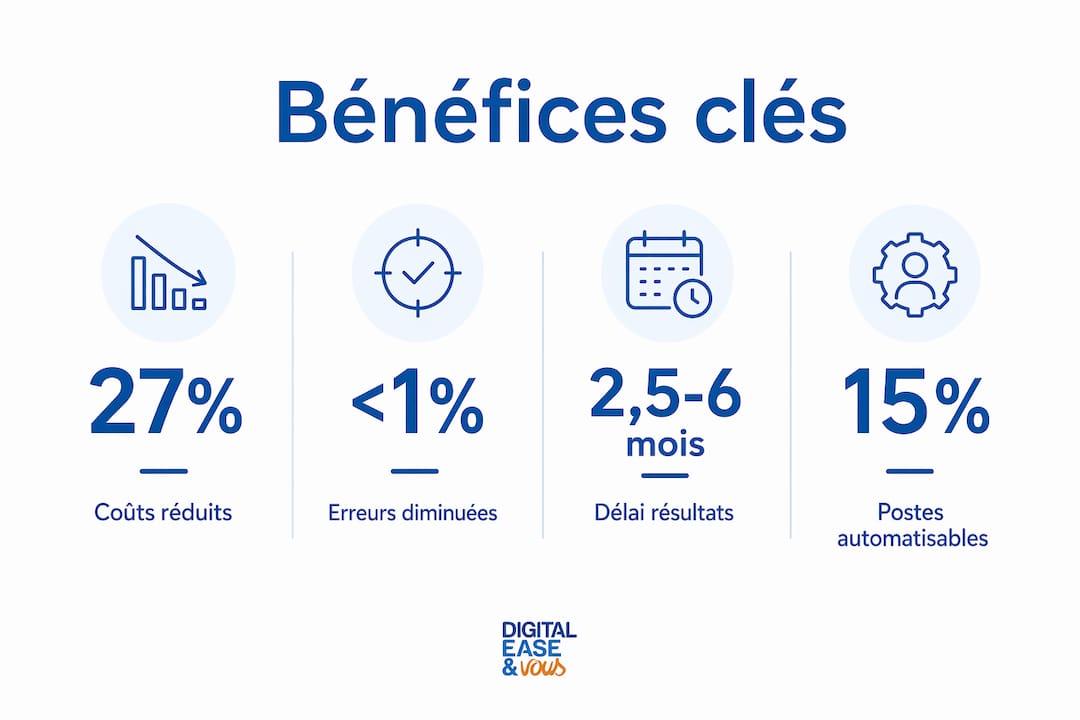 Visualisation des avantages liés à l’automatisation des tâches répétitives
