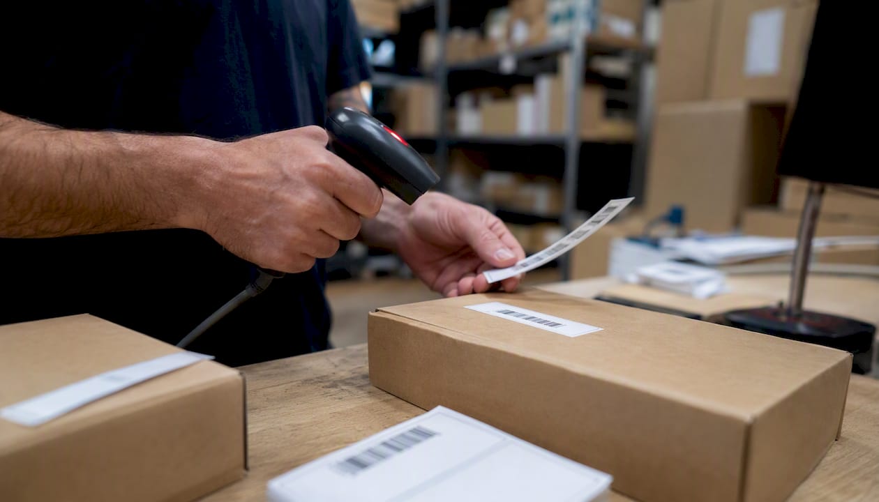 Marketplace ou site propriétaire : guide de décision pour entrepreneurs 1 Des mains passent en revue plusieurs colis provenant de différents vendeurs.