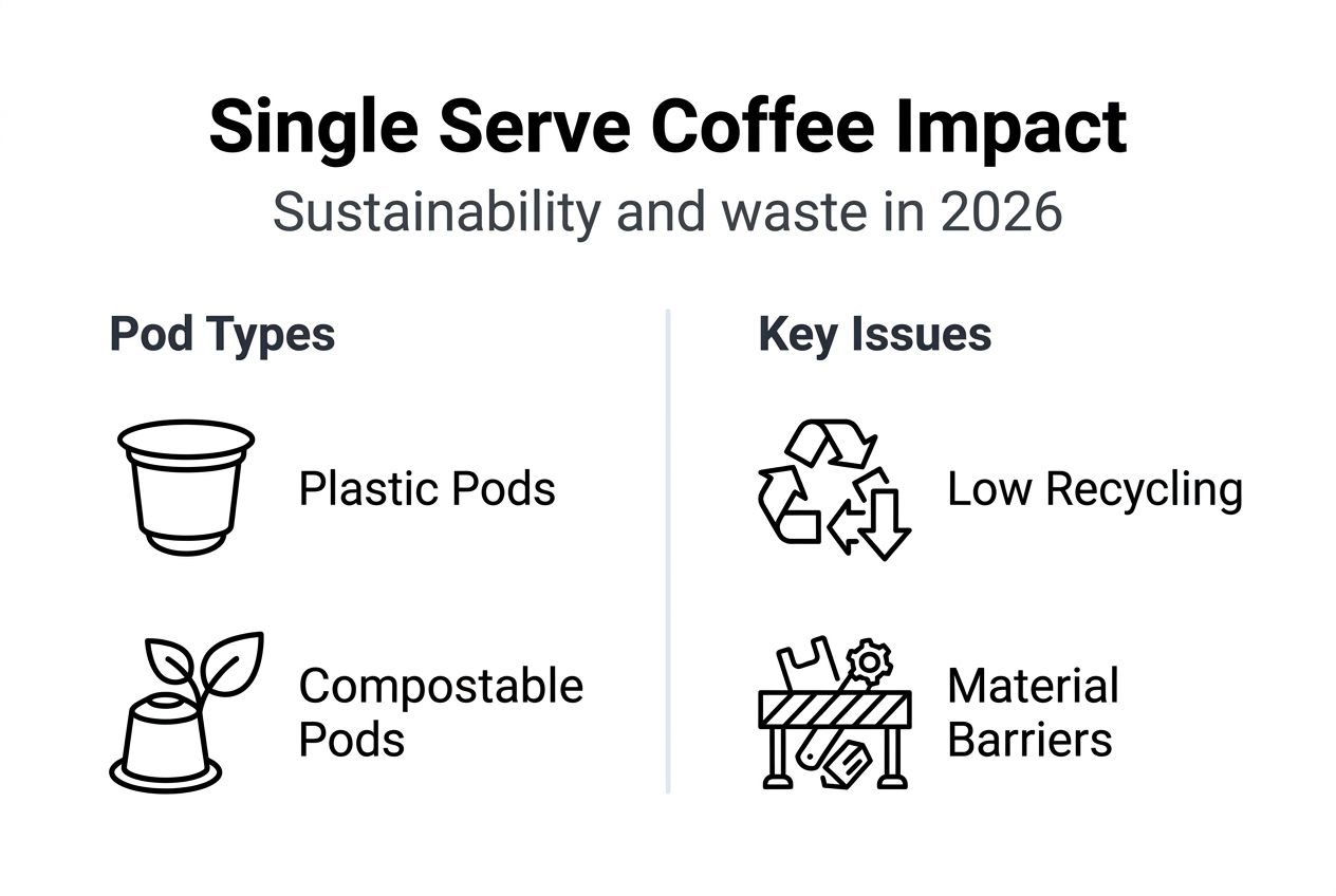 Infographic single serve coffee sustainability overview