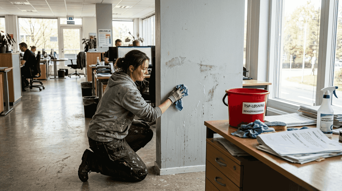 Sådan gør du kontoret klar til maling: Vigtigheden af grundig rengøring før malerarbejdet på arbejdspladsen