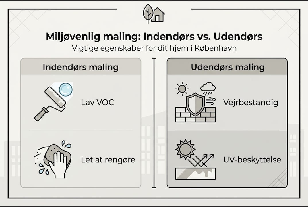 Få overblik: Miljøvenlig maling til både inde- og udendørs brug
