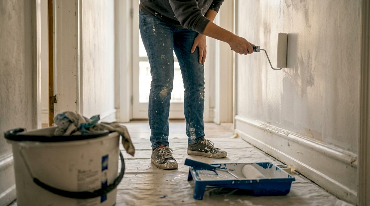 Sådan påfører du grunder på indendørs pudsede vægge