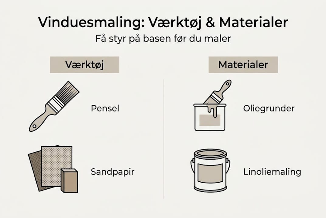 Oversigt: Det skal du bruge til at male dine vinduer