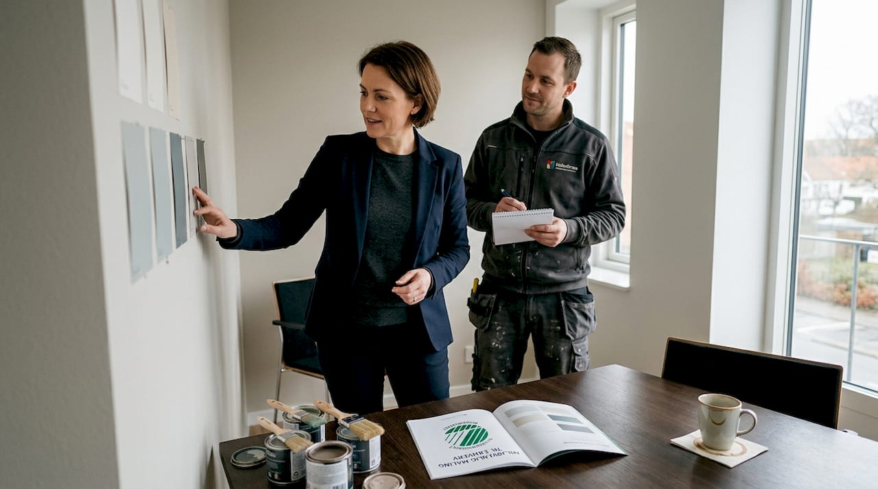 Boligejer satser på miljøvenlig maling til erhvervsbyggeri