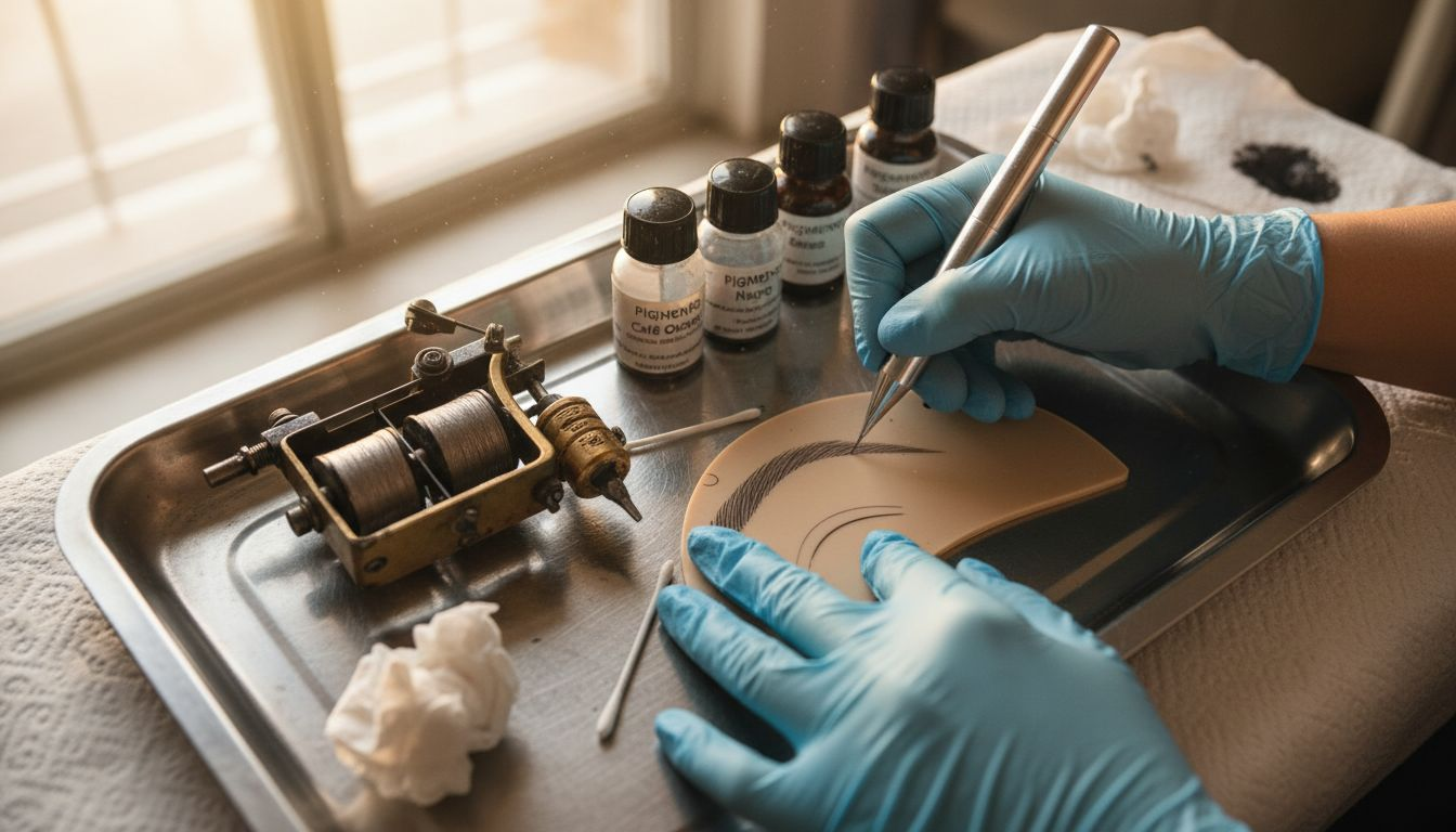 Diferencias y similitudes entre dispositivos de micropigmentación y máquinas de tatuar