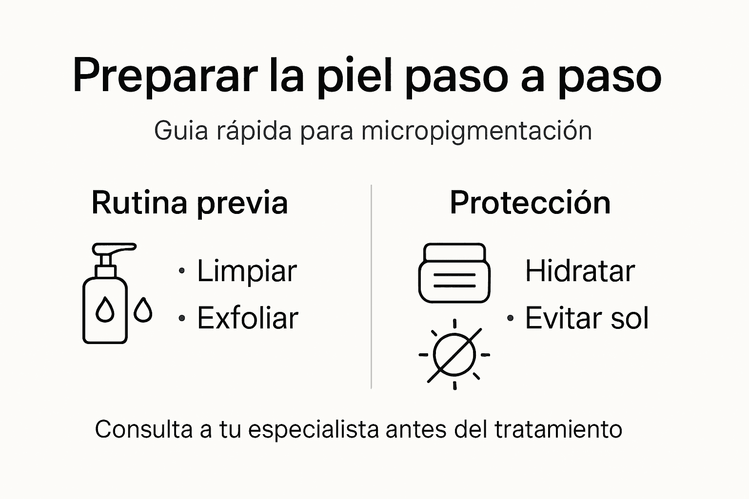 Guía visual: ¿Cómo preparar tu piel paso a paso?