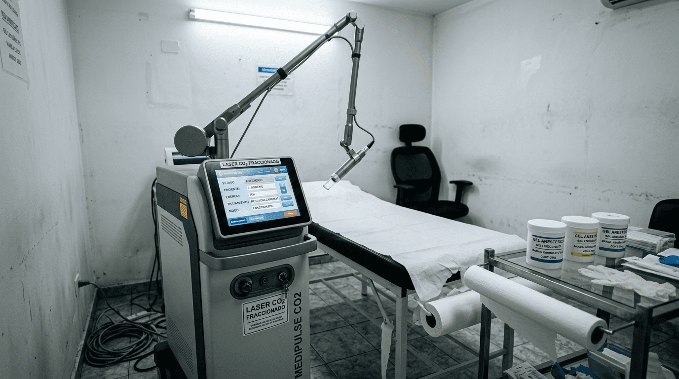 Láser de CO2 para tratamientos ablativos