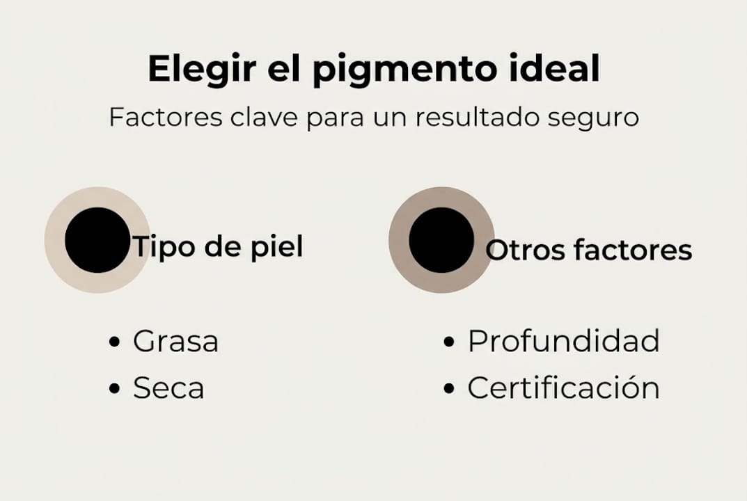 Infografía: aspectos fundamentales a tener en cuenta al elegir un pigmento
