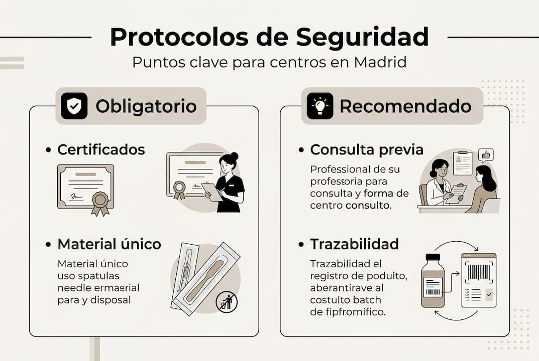 Infografía: Medidas de seguridad en centros de belleza