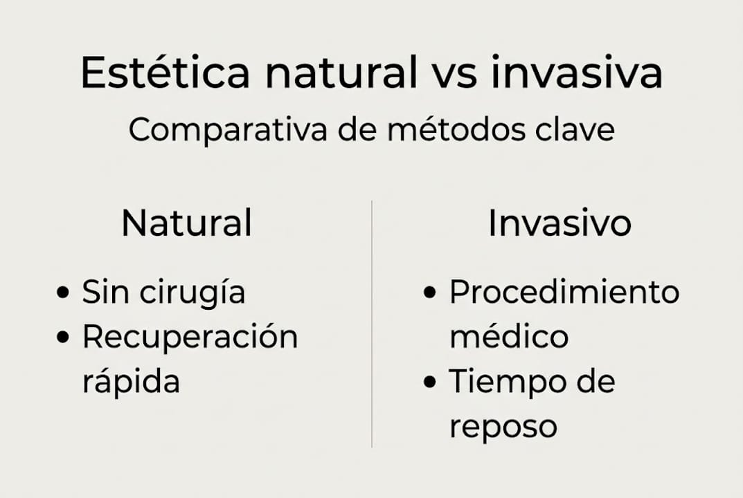 Comparativa visual de los principales tratamientos estéticos