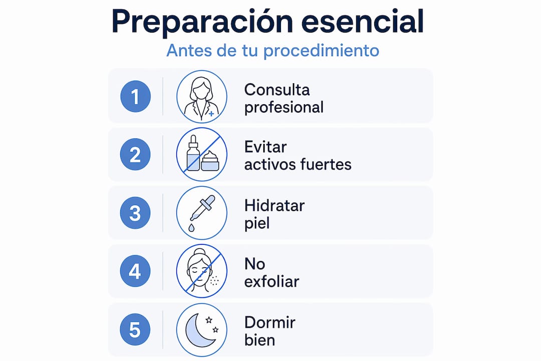 Infografía: Cómo prepararte antes de un tratamiento semipermanente