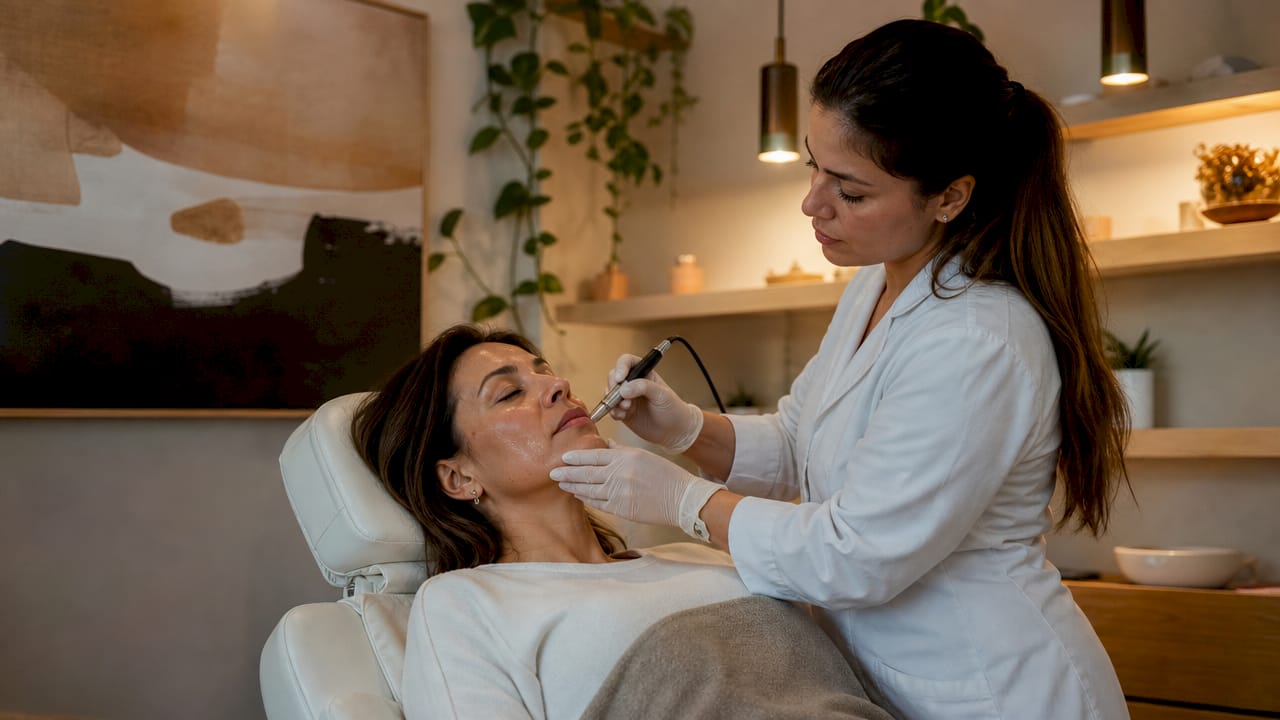 Rejuvenecimiento facial con bioestimulación en centro de estética