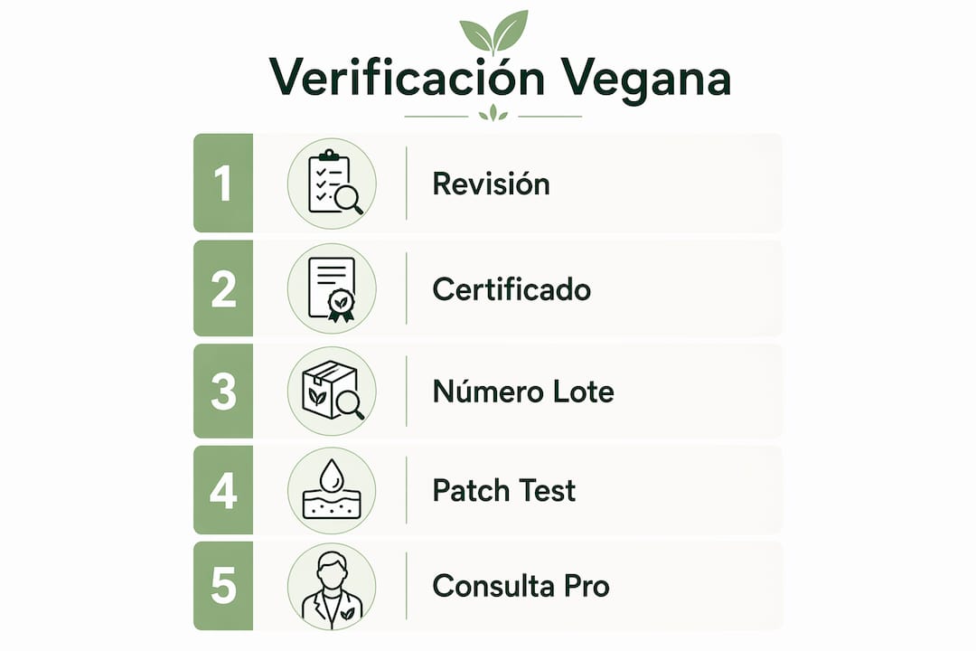 Infografía: guía práctica para comprobar si los pigmentos son realmente veganos