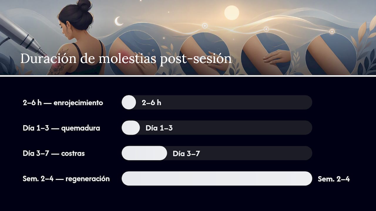 Después de la sesión: recuperación y cuidados que reducen el dolor — overview diagram