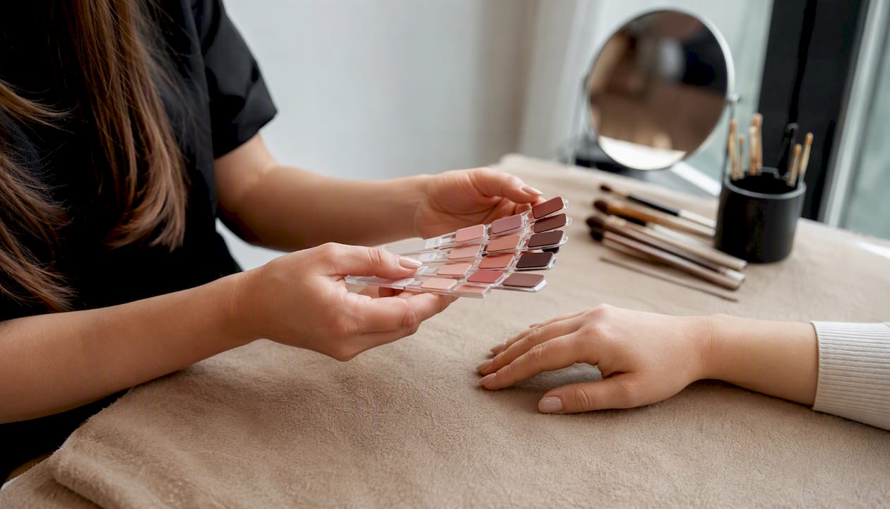 Colores de labios en tonos suaves y naturales