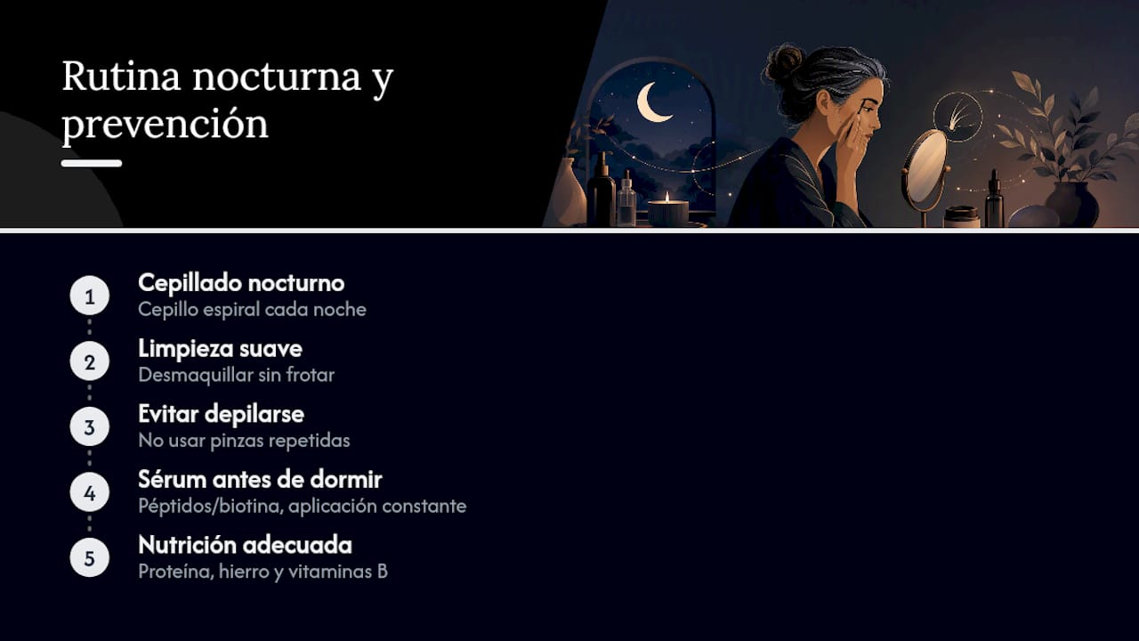 Rutinas de cuidado para cejas que ayudan a mantener su densidad