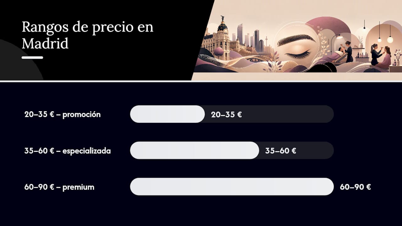 Comparación de precios para laminación de cejas