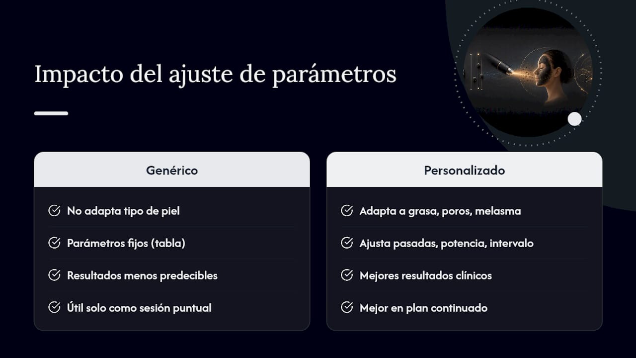 Lo que la experiencia clínica de Tebori dice sobre el carbon peel — overview diagram
