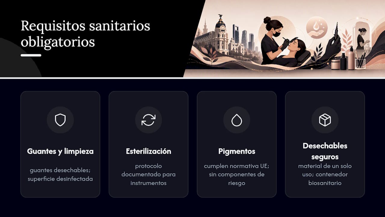 Normativas sanitarias para micropigmentación